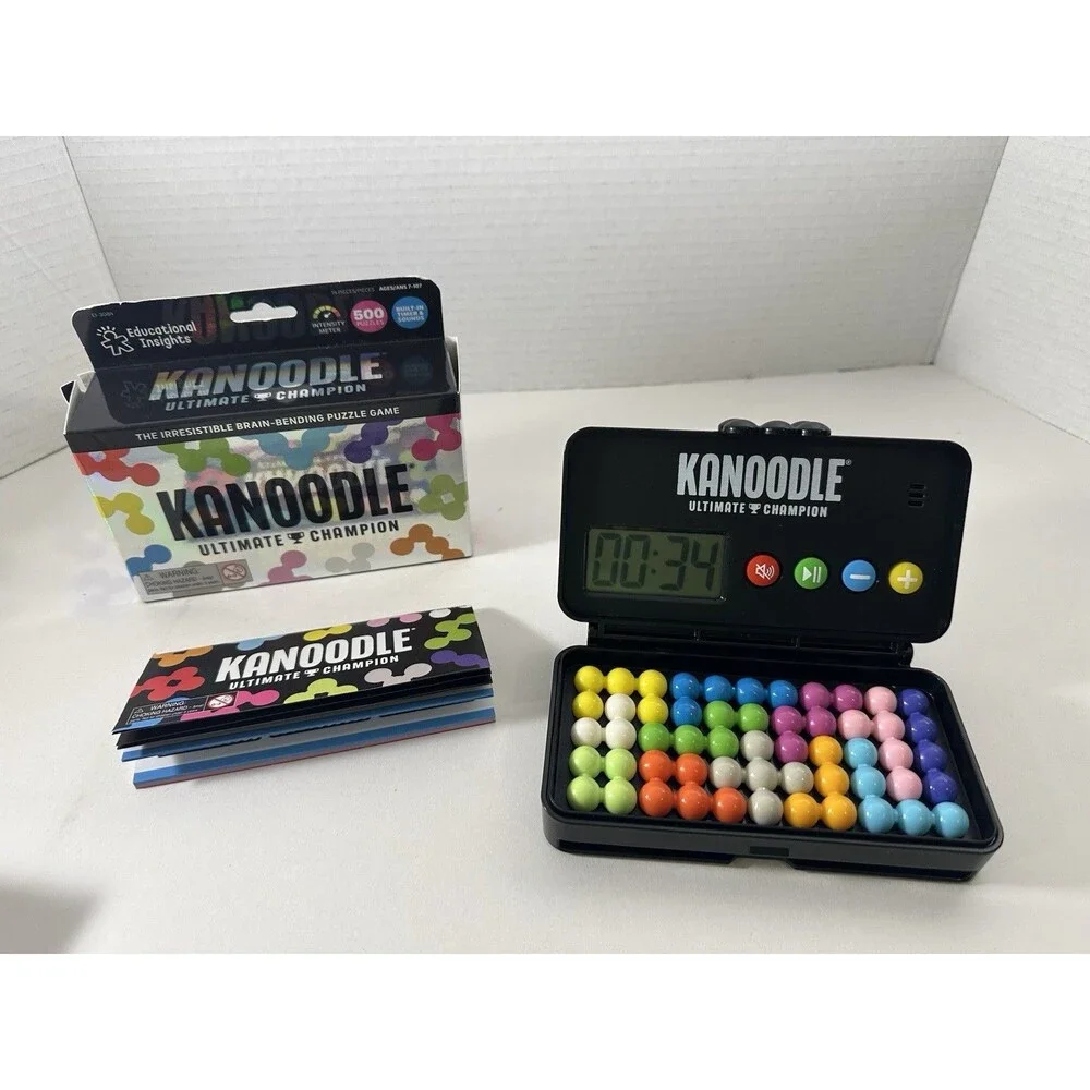 Educational Insights Kanoodle Ultimate Champion Brain Teaser Puzzle with Timer